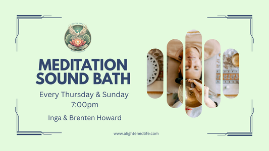 Thursday's & Sunday's 7:00pm Soundbath