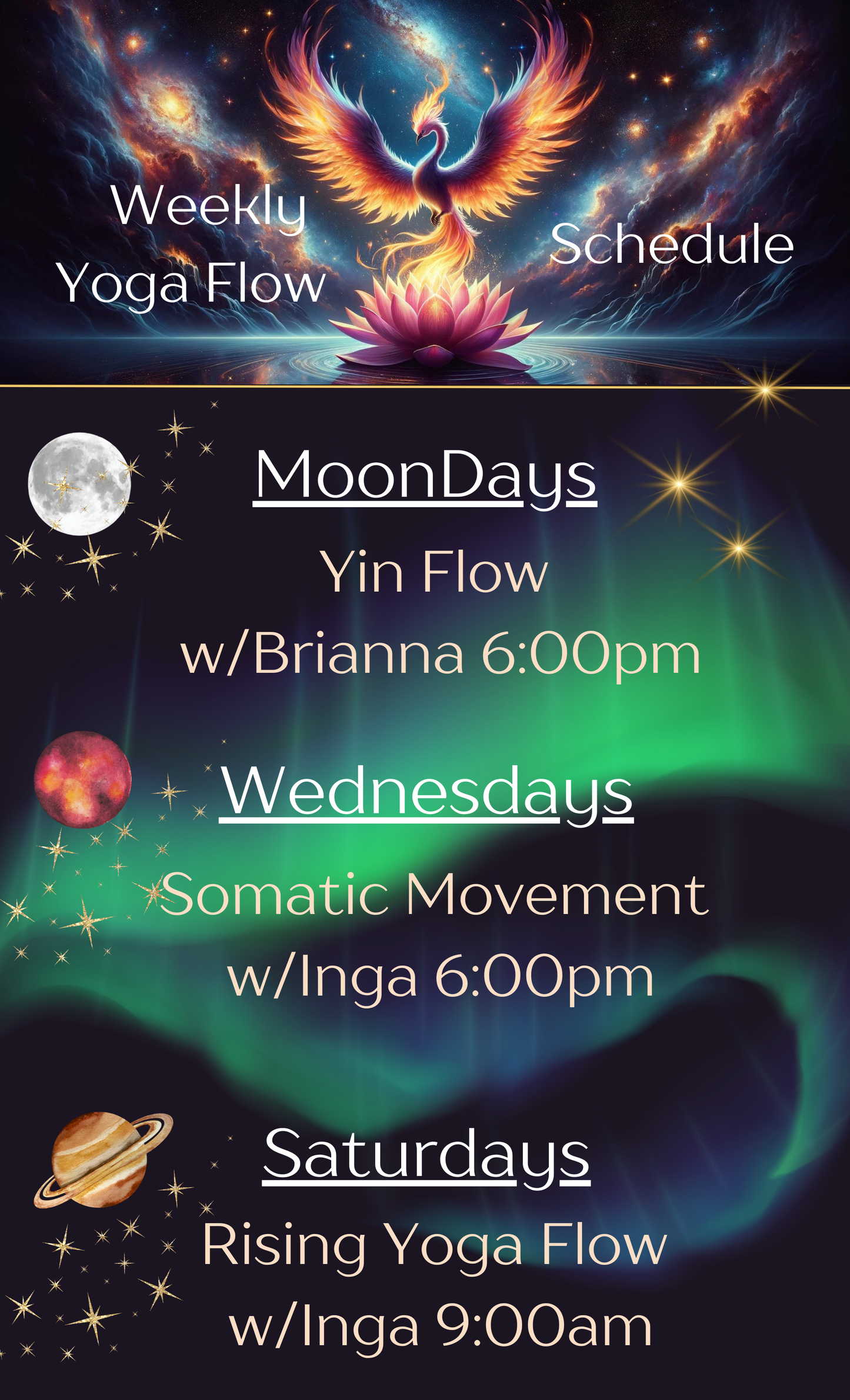 Weekly Yoga Flows