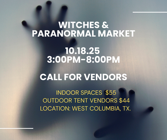 Vendors 10.18.25 Paranormal Event